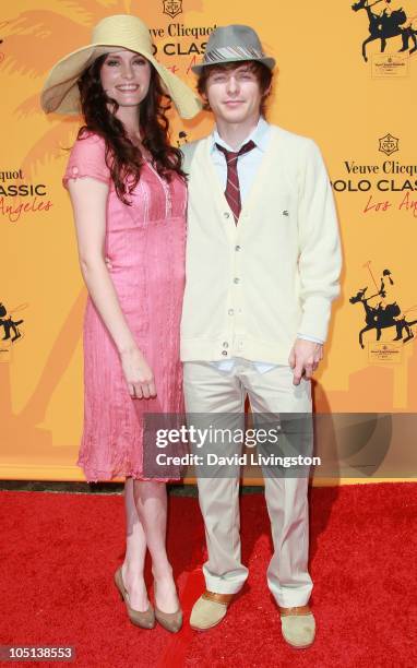 Actress Jamie Anne Allman and husband actor Marshall Allman attend the 1st Annual Veuve Clicquot Polo Classic Los Angeles at Will Rogers State...