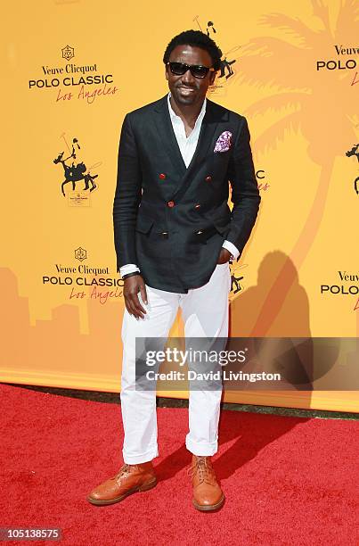 Tony Okungbowa attends the 1st Annual Veuve Clicquot Polo Classic Los Angeles at Will Rogers State Historic Park on October 10, 2010 in Pacific...