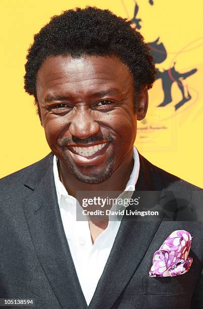 Tony Okungbowa attends the 1st Annual Veuve Clicquot Polo Classic Los Angeles at Will Rogers State Historic Park on October 10, 2010 in Pacific...