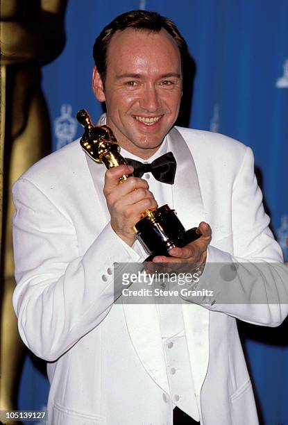 Kevin Spacey during The 68th Annual Academy Awards at Dorothy Chandler Pavilion in Los Angeles, California, United States.