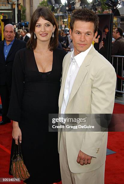Mark Wahlberg & Rhea Durham during World Premiere of "The Italian Job" - Red Carpet at Grauman's Chinese Theatre in Hollywood, California, United...