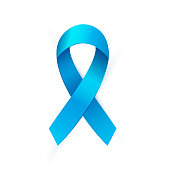 Blue ribbon to Prostate Cancer Awareness Month.