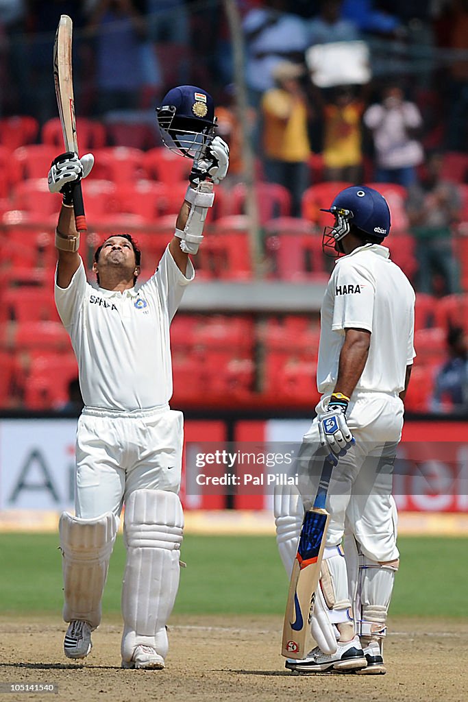 India v Australia - Second Test: Day Three