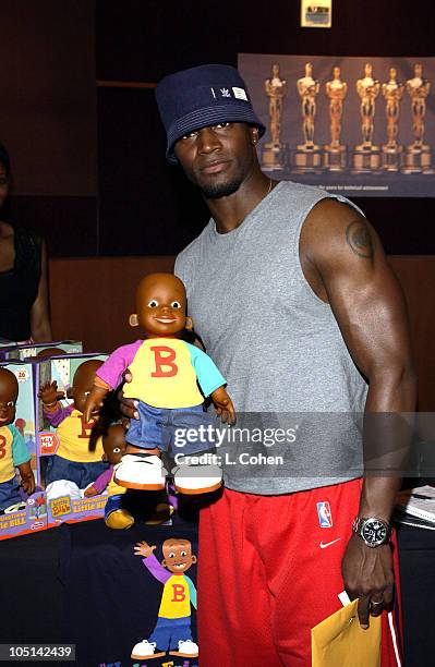 Taye Diggs with Little Bill during Backstage Creations' Celebrity Gift Retreat for 2003 Essence Awards at Kodak Theatre in Hollywood, California,...