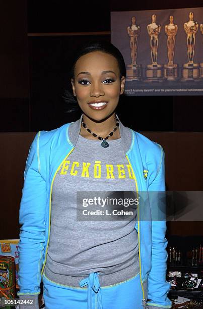 Monica wearing Tamar Unique Jewelry Design during Backstage Creations' Celebrity Gift Retreat for 2003 Essence Awards at Kodak Theatre in Hollywood,...