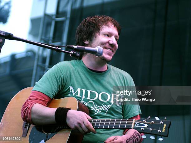Elliott Smith during Field Day Music Festival 2003 - Show and Backstage at Giants Stadium in East Rutherford, New Jersey, United States.