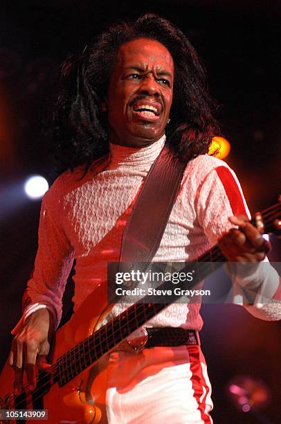 Verdine White of Earth Wind & Fire. During Earth Wind & Fire In Concert At The Greek Theater at The Greek Theater in Los Angeles, California, United...