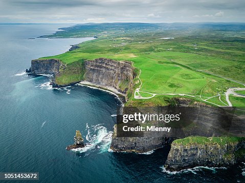 Falésias de Moher Irlanda selvagem Atlântico forma Falésias de Moher Irlanda selvagem Atlântico forma