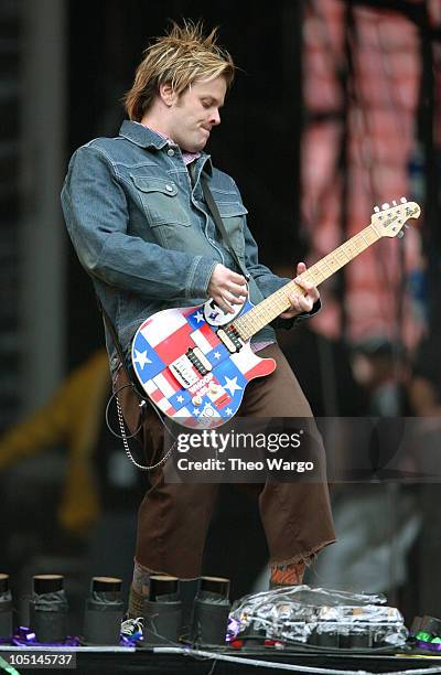 Bowling For Soup during Z100's Zootopia 2003 - Show at Giants Stadium in East Rutherford, New Jersey, United States.