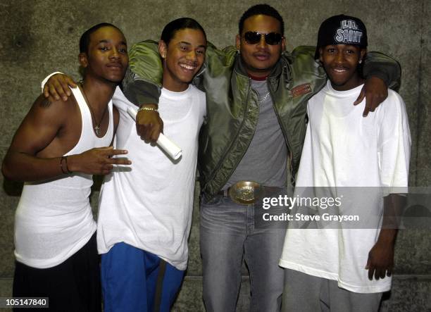 Lil Fizz, J-Boog, Chris Stokes and Omarion of B2K.