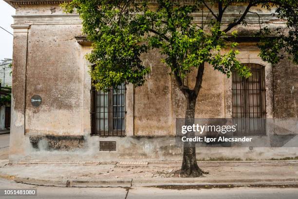 fachada edificio en san antonio de areco, provincia de buenos aires - san antonio de areco fotografías e imágenes de stock