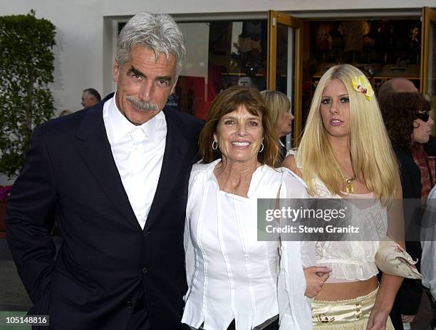 Sam Elliott & Katharine Ross & Daughter during World Premiere Of "The Hulk" - Hollywood at Universal Amphitheatre in Universal City, California,...