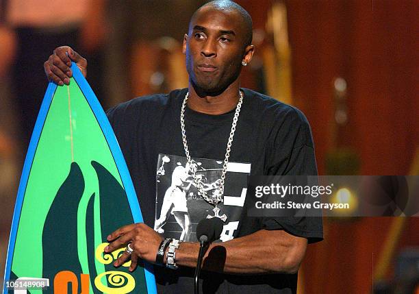 Winner Kobe Bryant for Choice Best Athlete during 2003 Teen Choice Awards - Show at Universal Amphitheatre in Universal City, California, United...