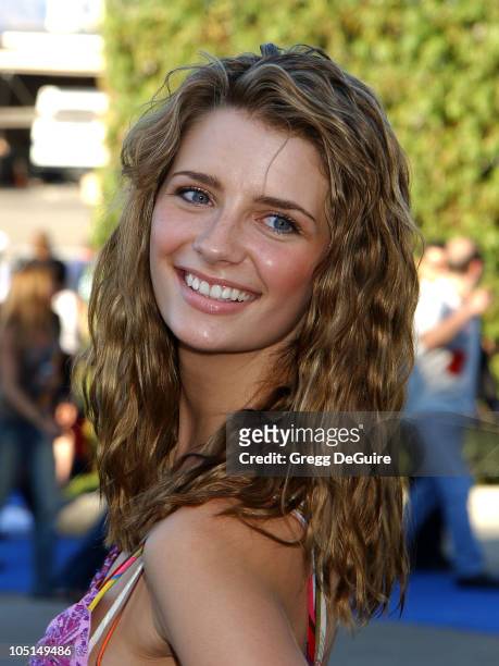 Mischa Barton of "The O.C." during 2003 Teen Choice Awards - Arrivals at Universal Amphitheatre in Universal City, California, United States.