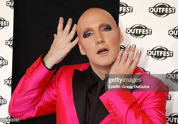 James St. James during The Opening Night Gala of OUTFEST, featuring "Party Monster" in Los Angeles, California, United States.