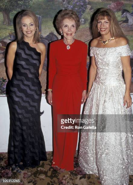 Claudia Cohen, Nancy Reagan and Princess Yasmin Aga Khan
