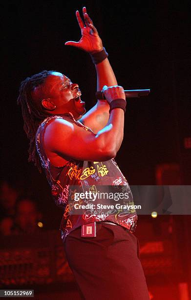 Philip Bailey of Earth Wind & Fire. During Earth Wind & Fire In Concert At The Greek Theater at The Greek Theater in Los Angeles, California, United...