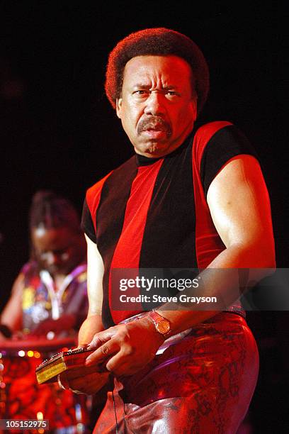 Maurice White of Earth Wind & Fire. During Earth Wind & Fire In Concert At The Greek Theater at The Greek Theater in Los Angeles, California, United...