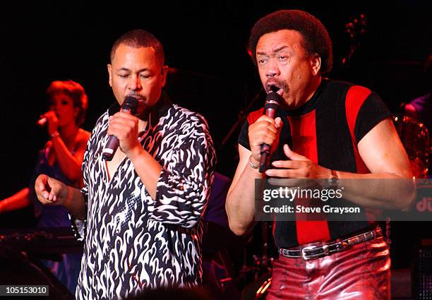 Ralph Johnson and Maurice White of Earth Wind & Fire.