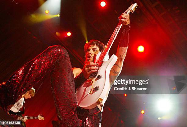 Dave Navarro of Jane's Addiction during Lollapalooza 2003 Tour Opening Night - Indianapolis at Verizon Wireless Music Center in Indianapolis,...