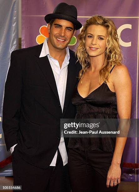 Galen Gering and wife Jenna during NBC All - Star Casino Night - 2003 TCA Press Tour - Arrivals at Renaissance Hotel Grand Ballroom in Hollywood,...