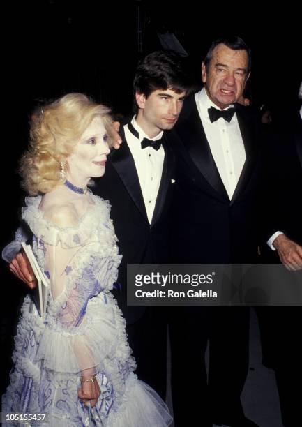 Walter Matthau, Wife Carol, & Son Charlie during 41st Annual Tony Awards - After Party at Mark Hellinger Theatre & Hilton Hotel in New York City, NY,...