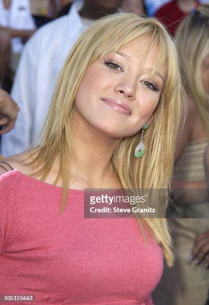 Hilary Duff during 2003 Teen Choice Awards - Arrivals at Universal Amphitheatre in Universal City, California, United States.
