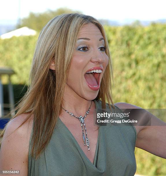Deborah Gibson during 2003 Teen Choice Awards - Arrivals at Universal Amphitheatre in Universal City, California, United States.
