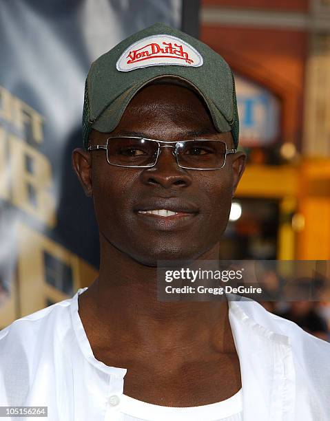 Djimon Hounsou during World Premiere of "Lara Croft - Tomb Raider: The Cradle Of Life" at Mann's Chinese Theatre in Hollywood, California, United...