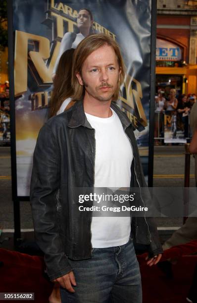 David Spade during World Premiere of "Lara Croft - Tomb Raider: The Cradle Of Life" at Mann's Chinese Theatre in Hollywood, California, United States.