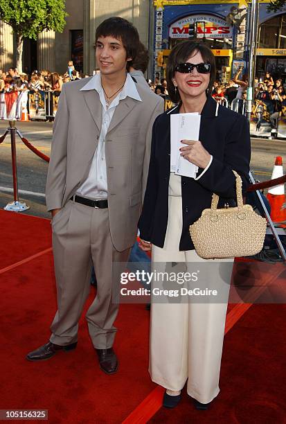 Cindy Williams & Son during World Premiere of "Lara Croft - Tomb Raider: The Cradle Of Life" at Mann's Chinese Theatre in Hollywood, California,...