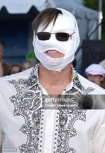 Jim Carrey during 2003 Teen Choice Awards - Arrivals at Universal Amphitheatre in Universal City, California, United States.