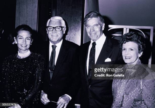 Cary Grant, Barbara Harris, Charlton Heston & Wife Lydia