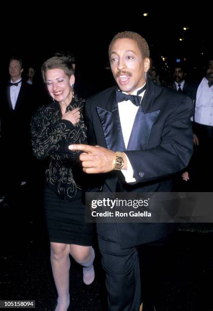 Pamela Koslow Hines and Gregory Hines during 42nd Annual Tony Awards in New York City, NY, United States.