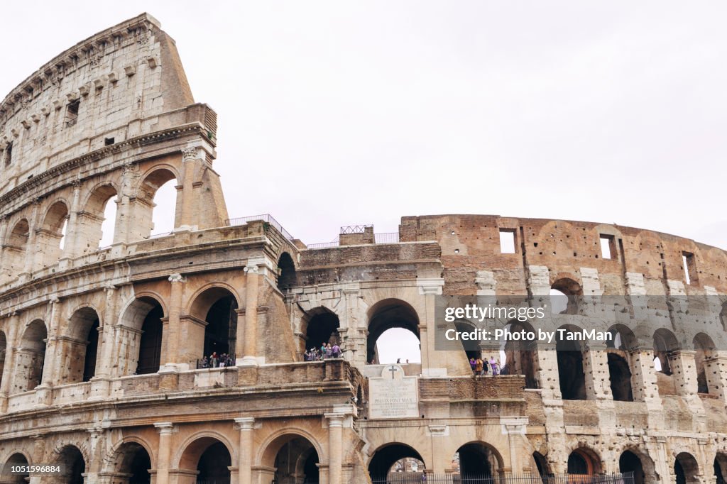 The Colosseum in Rome.