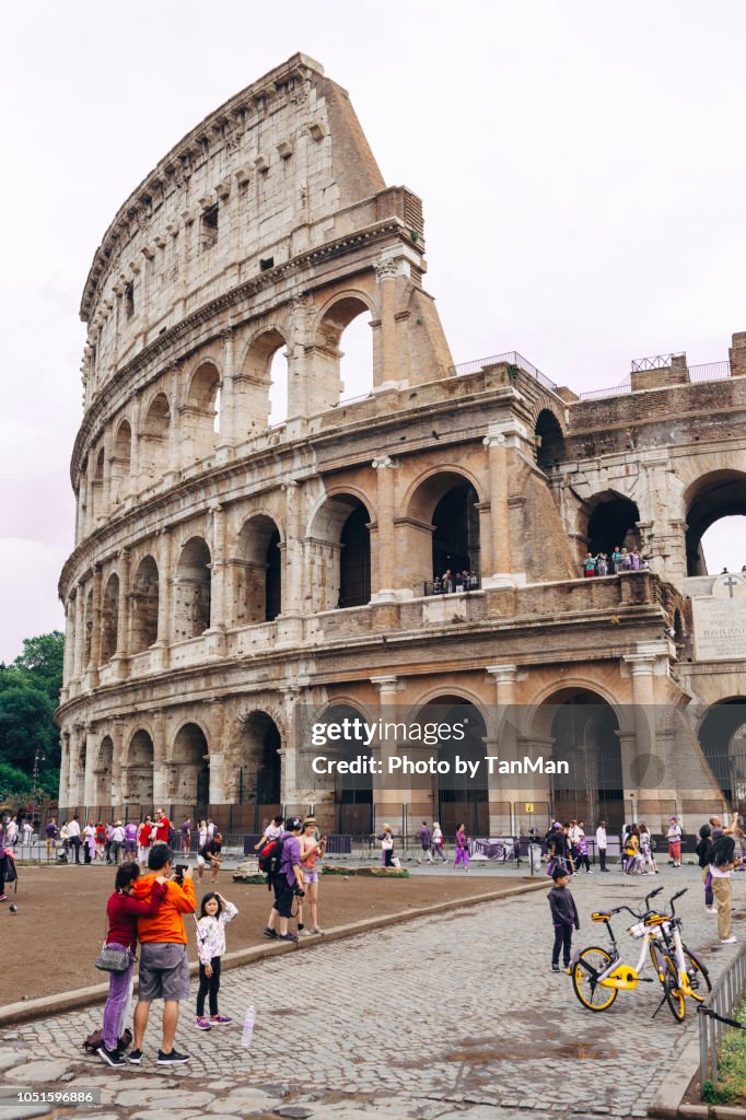 The Colosseum in Rome.