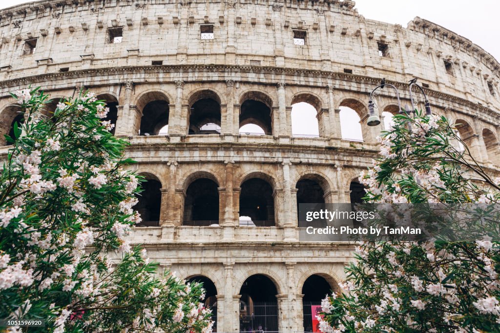 The Colosseum in Rome.