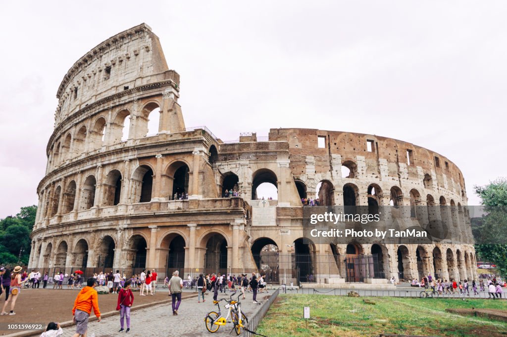 The Colosseum in Rome.