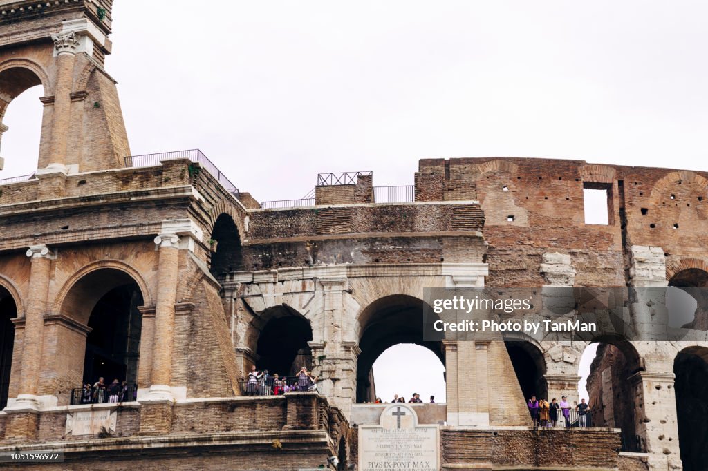 The Colosseum in Rome.