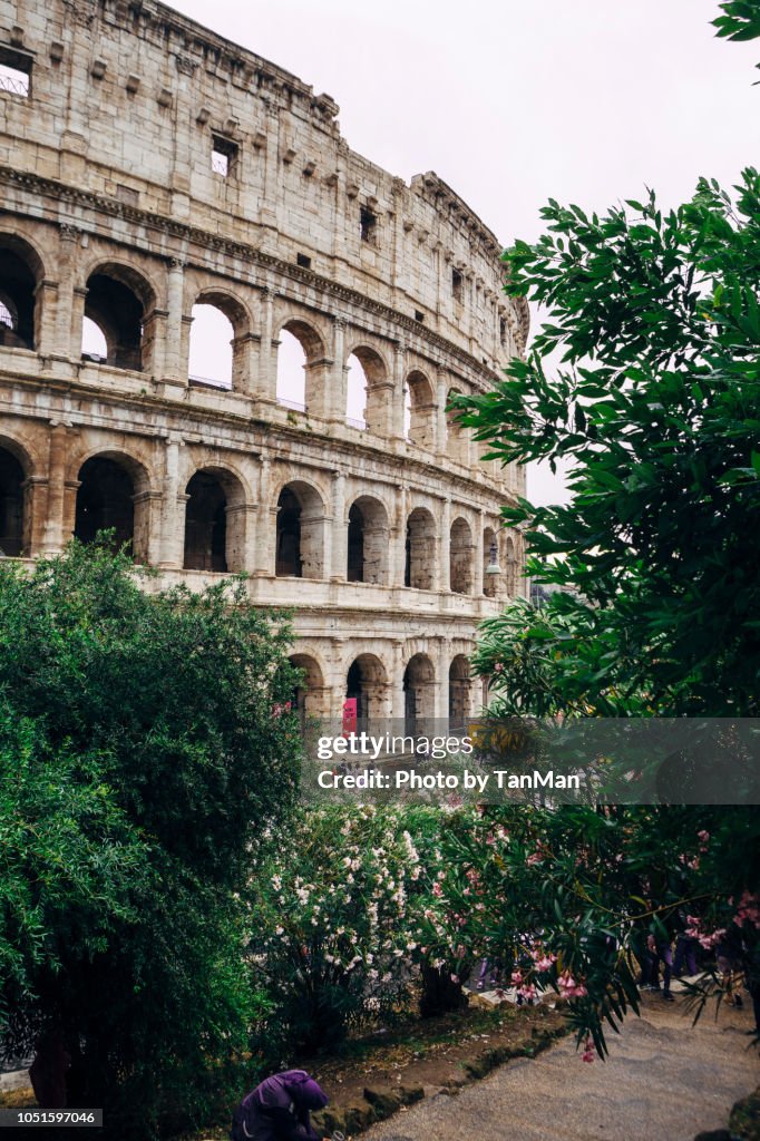 The Colosseum in Rome.