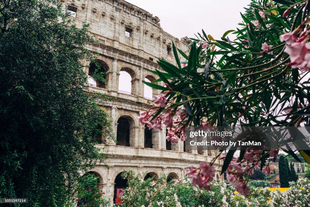 The Colosseum in Rome.