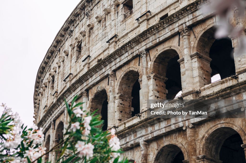 The Colosseum in Rome.