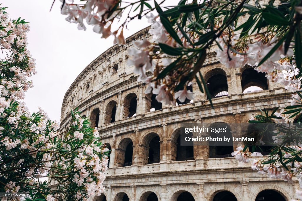 The Colosseum in Rome.