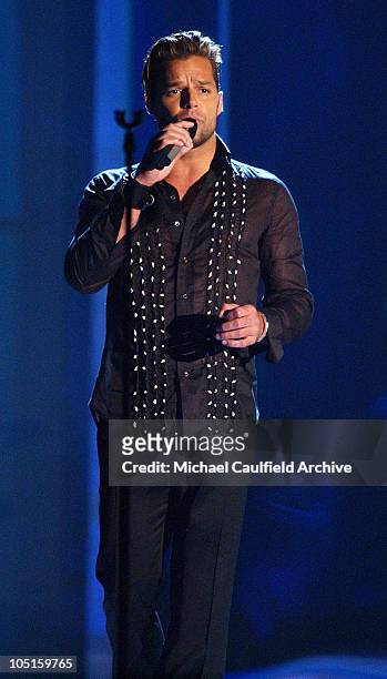 Ricky Martin performs "Asignatura Pendiente" at The 4th Annual Latin GRAMMY Awards.