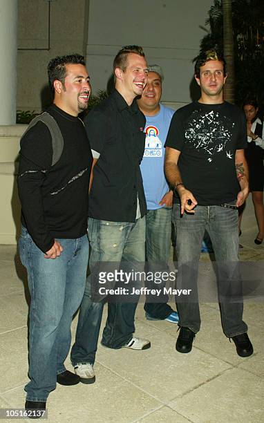 Molotov during The 4th Annual Latin GRAMMY Awards - 2003 LARAS Person of The Year - Arrivals at Loews Miami Beach in Miami, Florida, United States.