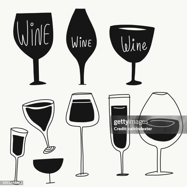 酒瓶設計1 - wine glass 幅插畫檔、美工圖案、卡通及圖標