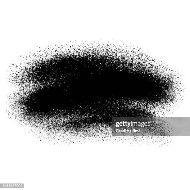 black powder, dust, vector element - text box vector stock illustrations