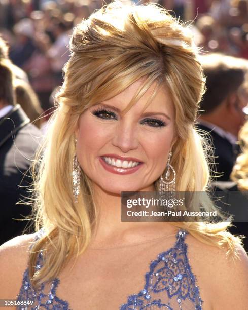 Dayna Devon during The 55th Annual Primetime Emmy Awards - Arrivals at The Shrine Theater in Los Angeles, California, United States.