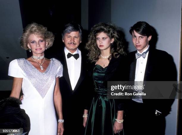 Jill Ireland, Charles Bronson, daughter Zuleika and son Tony