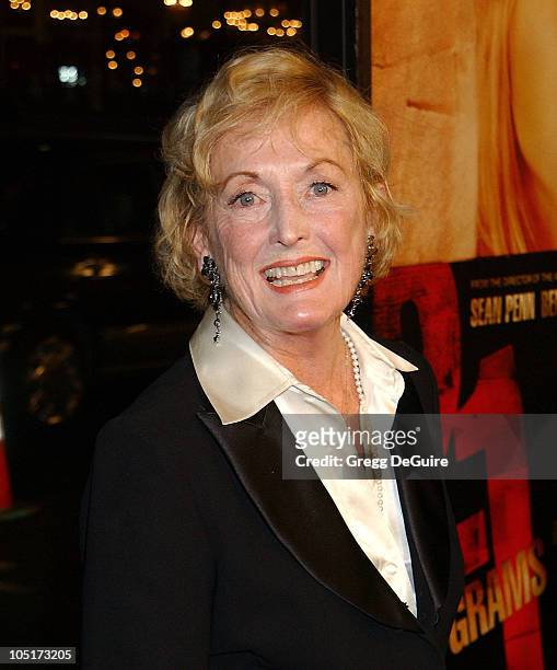 Eileen Ryan, mother of Sean Penn during "21 Grams" Los Angeles Premiere at Academy Theatre in Beverly Hills, California, United States.